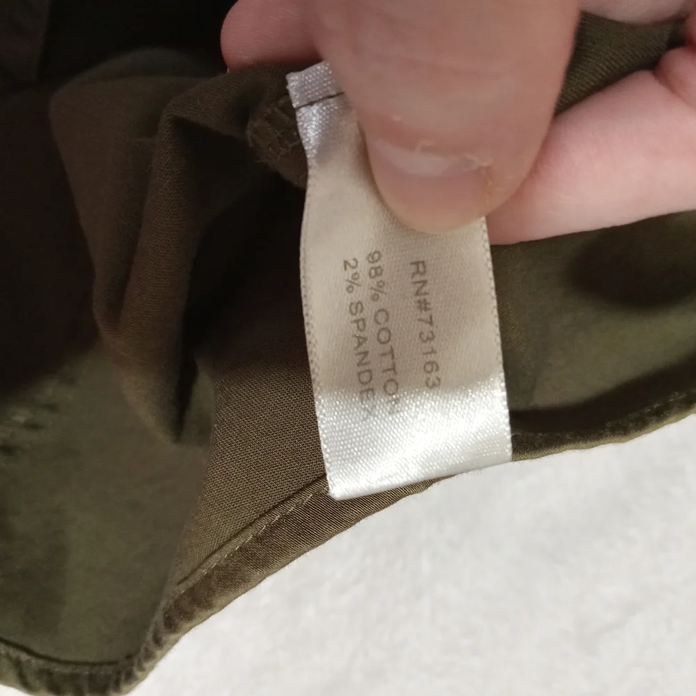 Boston Proper Olive Utility Shirt Dress Military Sleeveless Sz 10 Punk Goth EUC - Picture 10 of 11